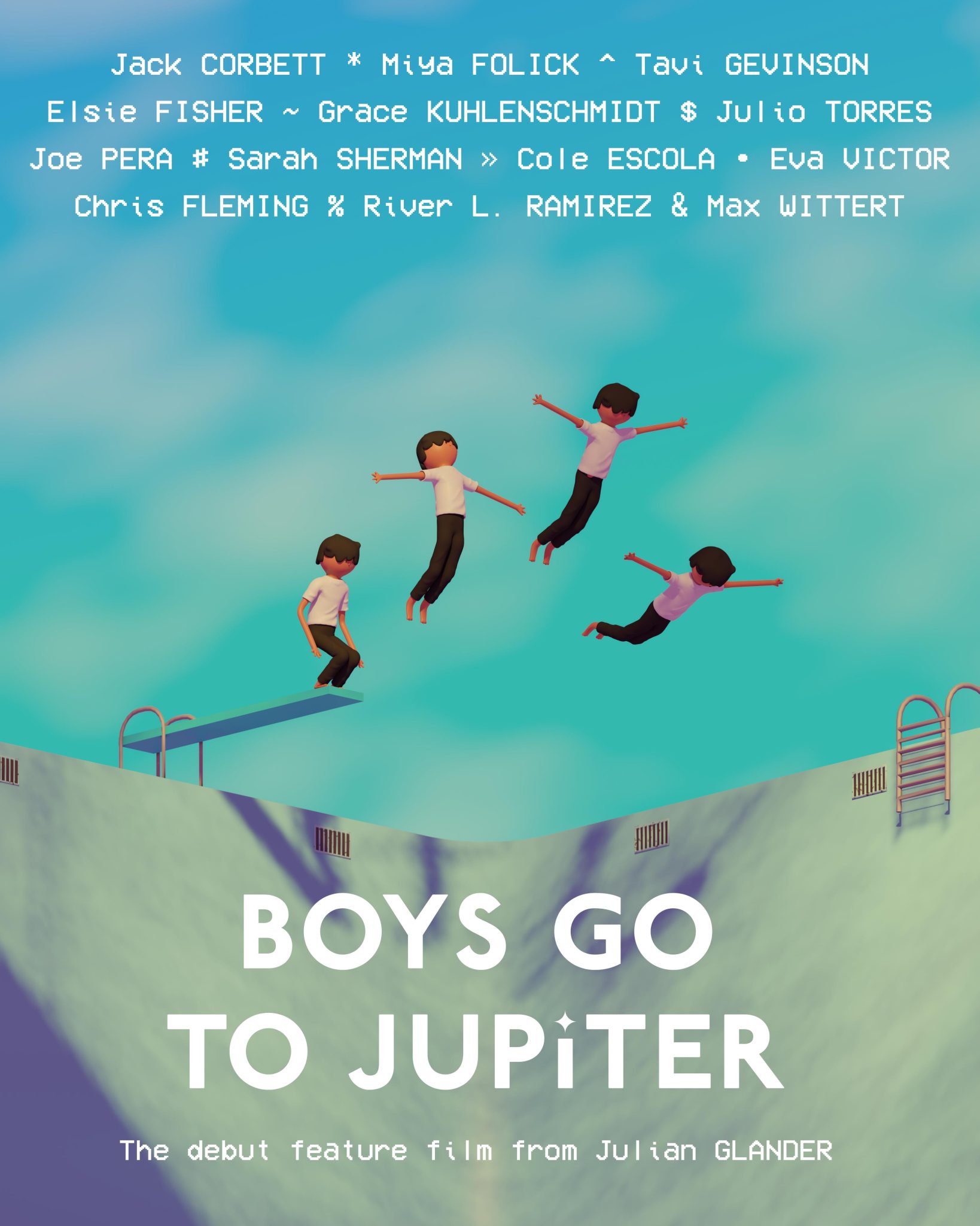 Seans kina plenerowego w ramach akcji Lato z Animacją: „Boys go to Jupiter”, reż. Julian Glander (2024)