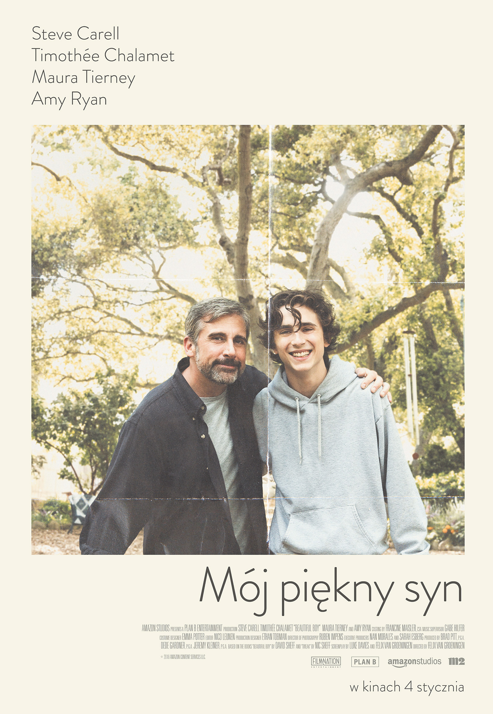 Seans kina plenerowego: „Mój piękny syn”, reż. Felix Van Groeningen (2018)
